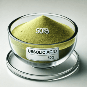 Acido ursolico in polvere 50% puro per applicazioni versatili in cosmetica e nutrizione